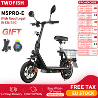 TWOFISH M5-PRO-E Electric Scooter for Adults with Road Legal IN EU (EEC),48V13 Ah Battery,40KM/H 12 Inch Tire 750W E Scooter