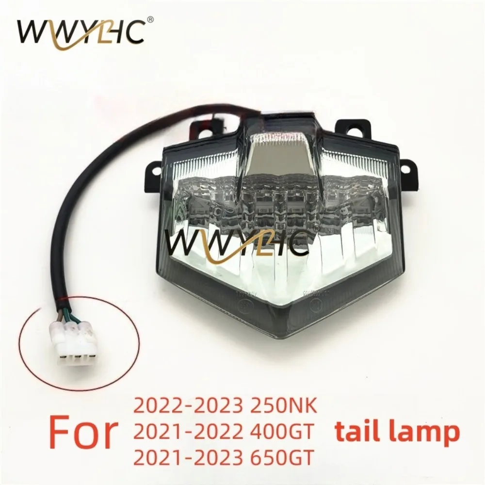 Для 250NK 400/650GT задний фонарь 250 NK оригинальные детали для мотоцикла 400GT 650 GT задний фонарь в сборе задний стоп-сигнал Для 250NK 400/650GT задний фонарь 250 NK оригинальные детали для мотоцикла 400GT 650 GT задний фонарь в сборе задний стоп-сигнал