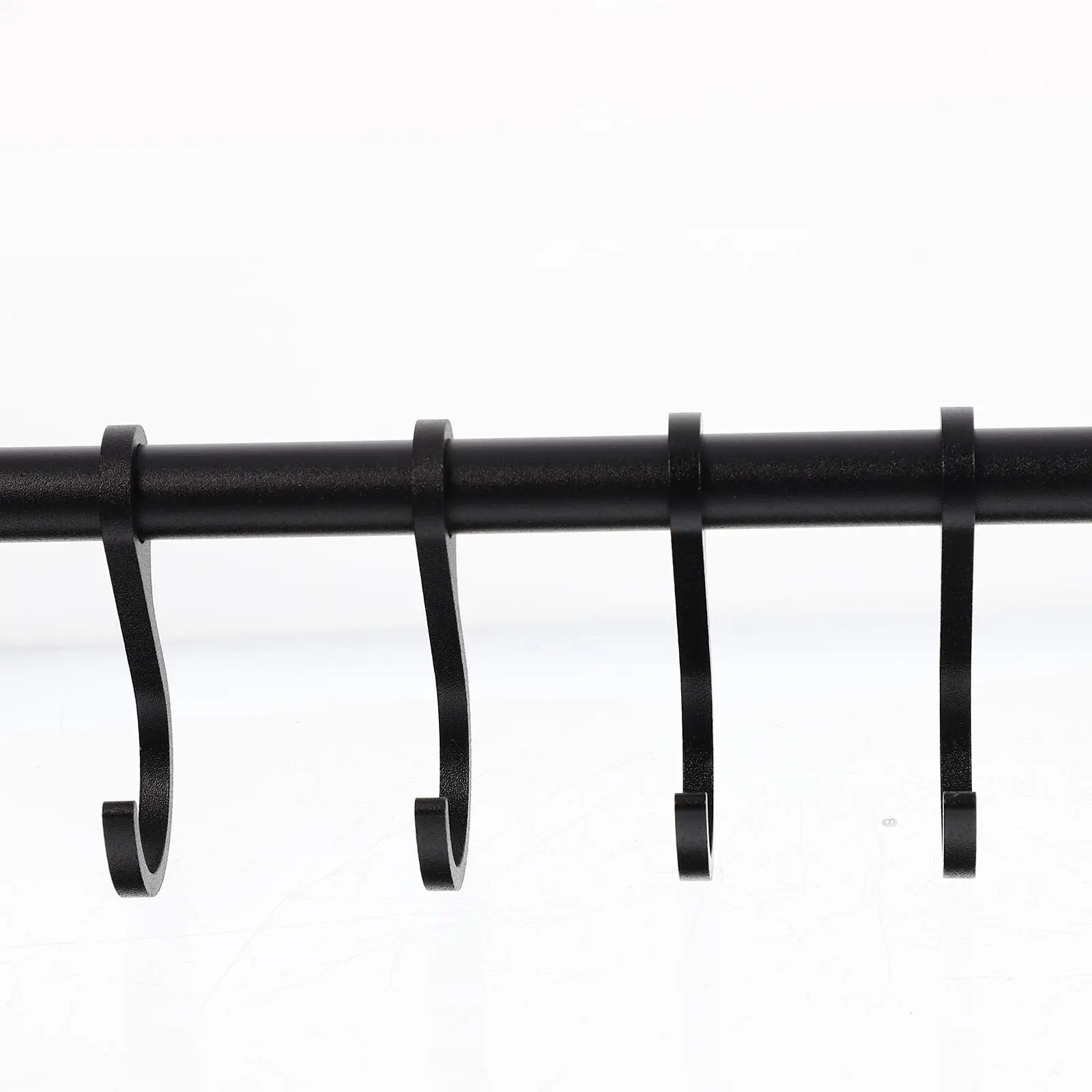 

Aluminum Movable Door Back 8-Hook Punch Free Coat Hook Wall Mounted Garment Hat Rack Wall Storage Hooks Home Supplies