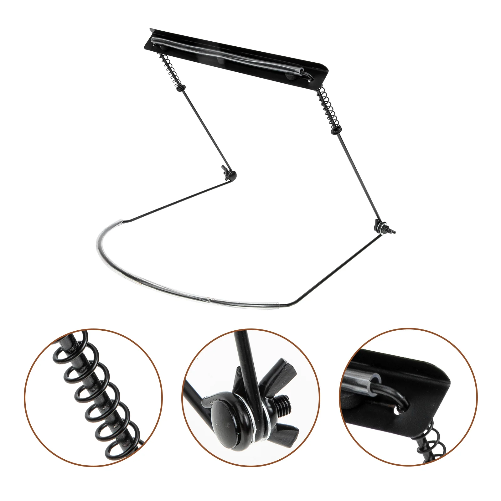 

10 Holes 16 Holes 24 Hole Harmonica Holder Neck Rack Zinc Alloy Adjustable Resistant Free Hands Play Guitar Piano