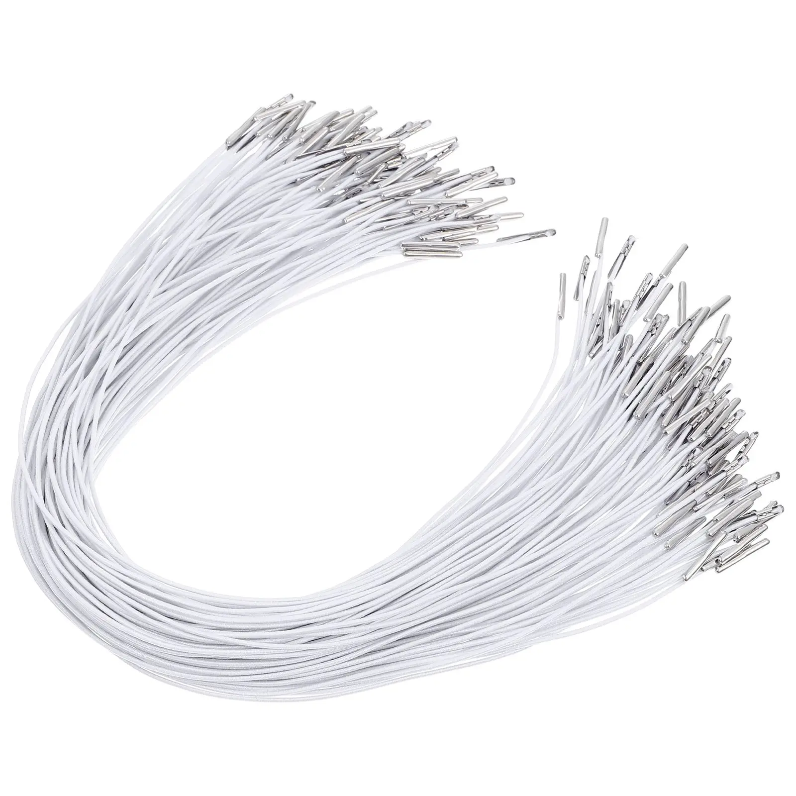 

100pcs Elastic Ropes for Hats Masks Soft Straps Safe Durable Kids Friendly Family Activities Kindergartens Halloween Home Use
