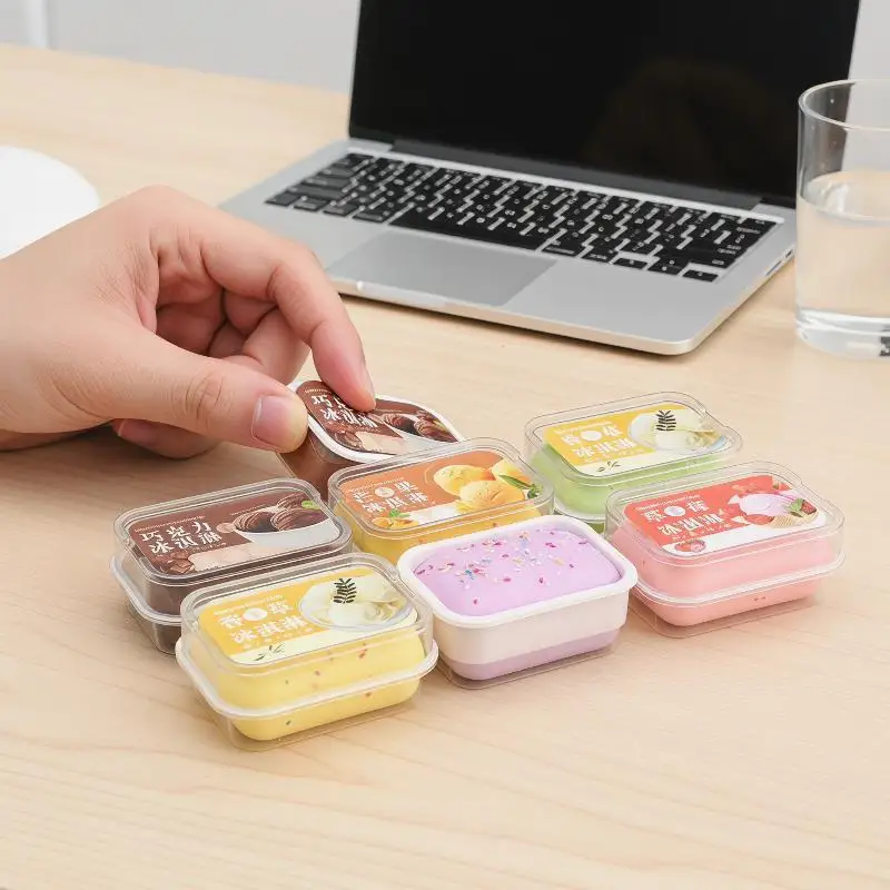 Fidget Toy Slow Rebound Ice Cream Cake Squishy for Stress and Anxiety Relief Activities