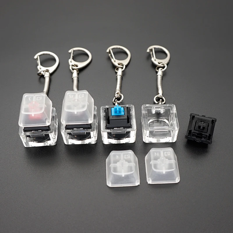 Keychain switch tester For Cherry Mechanical MX Switch Black Red Blue Brown Keyboard Switches Tester Kit Try the feel decompress