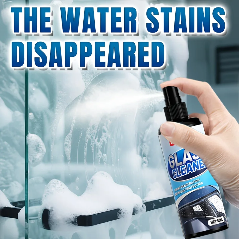 ملمع نافذة السيارة، منظف الزجاج للسيارات، تلميع قوي للنوافذ والبلاستيك، يزيل البقع، مثالي لأبواب الاستحمام والبلاط