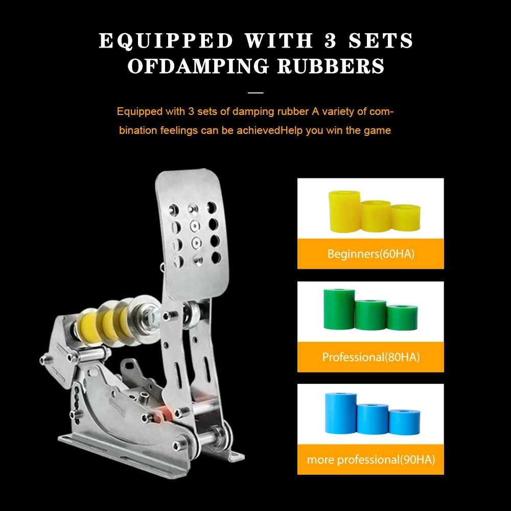 SIMJACK-SIM Pedais De Corrida, HE Pedal Hidráulico, Simulador De Corrida, Sensor De Pressão, Célula De Carga