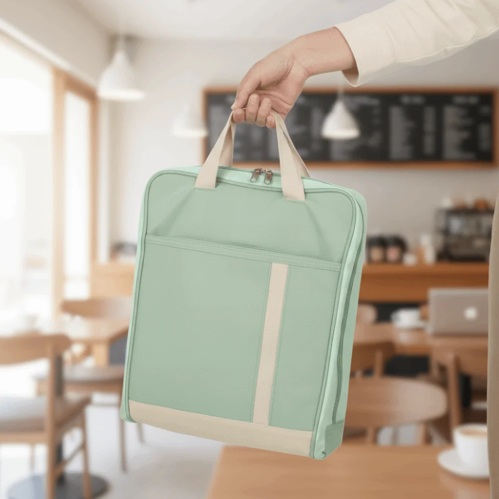 Multi-Functional Document Bags Large Capacity Solid Color Accordion Bag Exam Questions Papers Storage