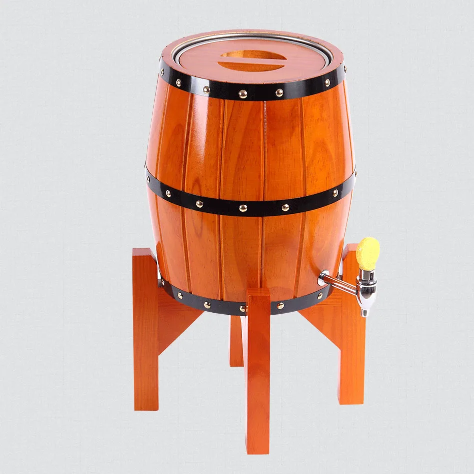 Special offer beer barrel ice bucket 5L stainless steel wine barrel draft beer barrel red wine gun draft beer machine bar with b