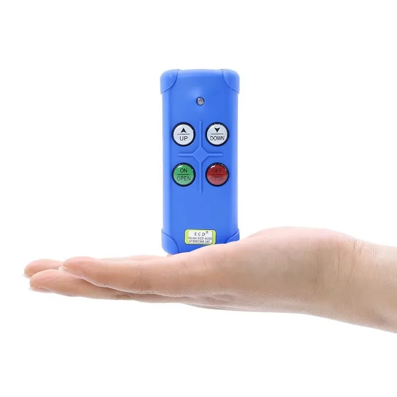 ECD-A200 Tail Lift Control/Mixing Truck /Car Tail Lifting Industrial Wireless Radio2 Button Single Speed RC Remote Control