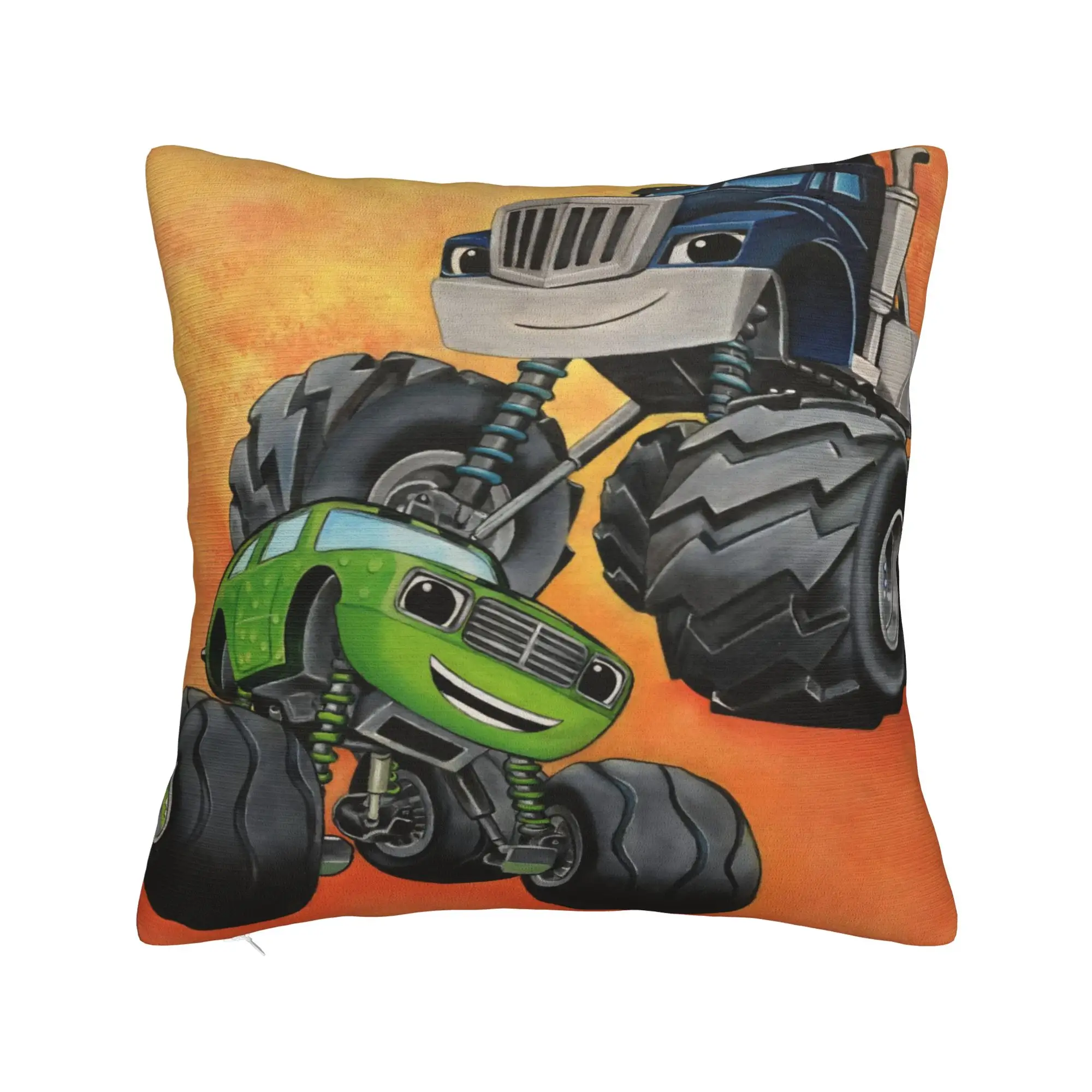 Blaze and the Monster Machines Pillowcases Stuff Soft Cushion Cover Gift  Pillow Case Cover Living Room Multi Size