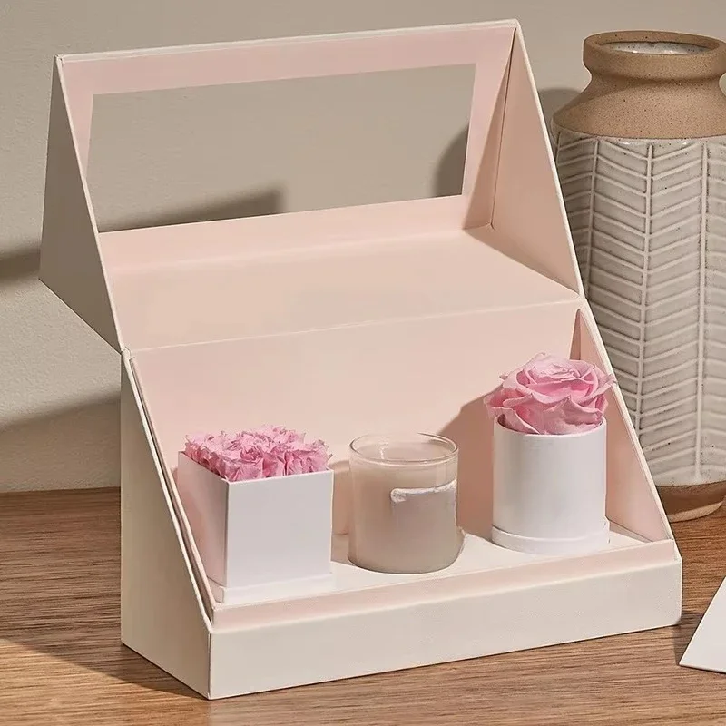 Infinite Flower Candle Gift Box Home Decoration Valentine's Day Roses