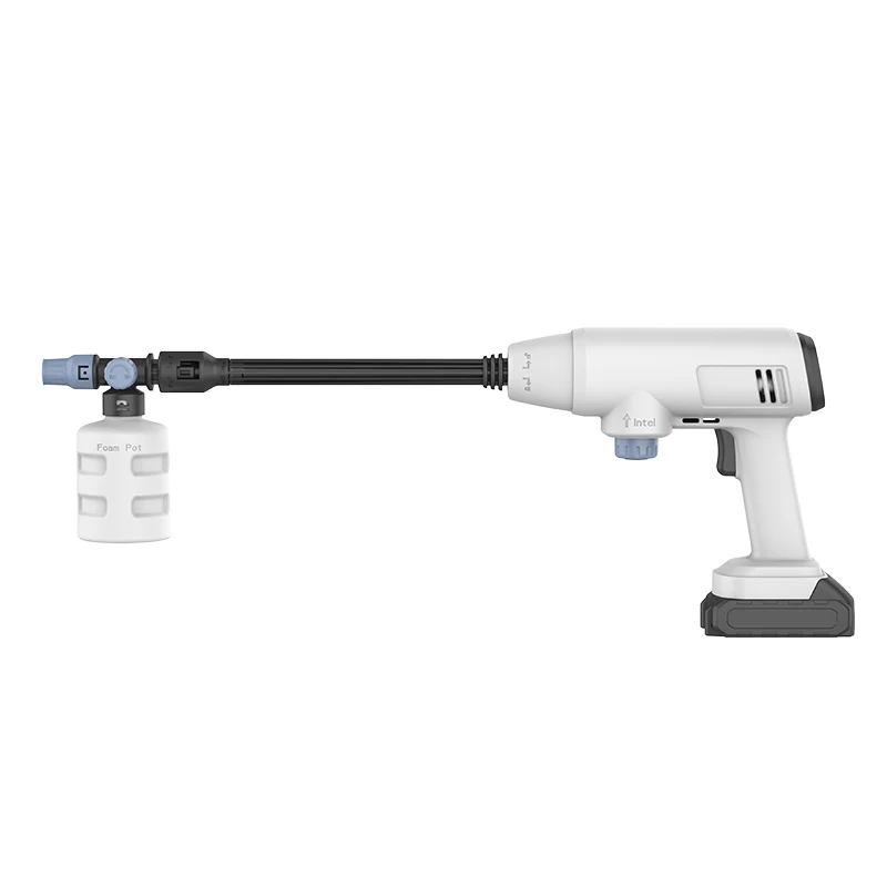 

Portable wireless high-pressure washing spray gun