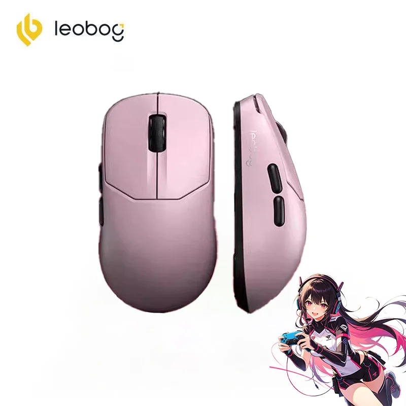 

LEOBOG GM2Pro Tri-mode Bluetooth Wireless Mouse PAW3311 Portable Ergonomics Gaming Accessories Lightweighting Gamer Mouse Gifts