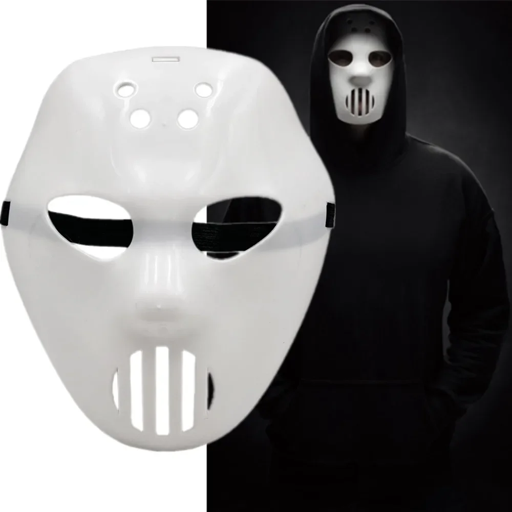 

DJ Hardcore Angerfist Demon Lord Mask Cosplay White Masks Adult Unisex Halloween Party Prop Accessories