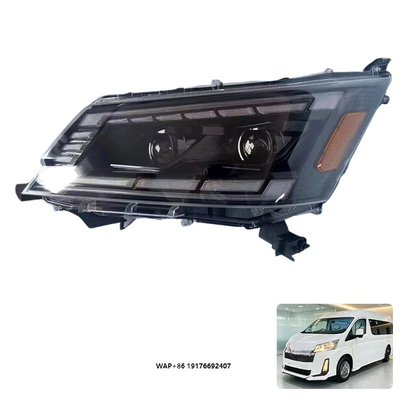 LED Headlight & Taillight Assembly for Hiace Modified Front Head Lamp Rear Tail Light Auto Accessories