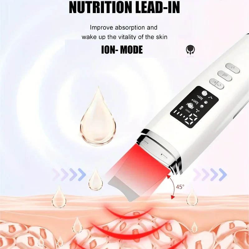 Wireless Electric Facial Cleanser, a Skincare Device Featuring 4 Modes, with a Type-C Charging Port, High-Frequency Vibration