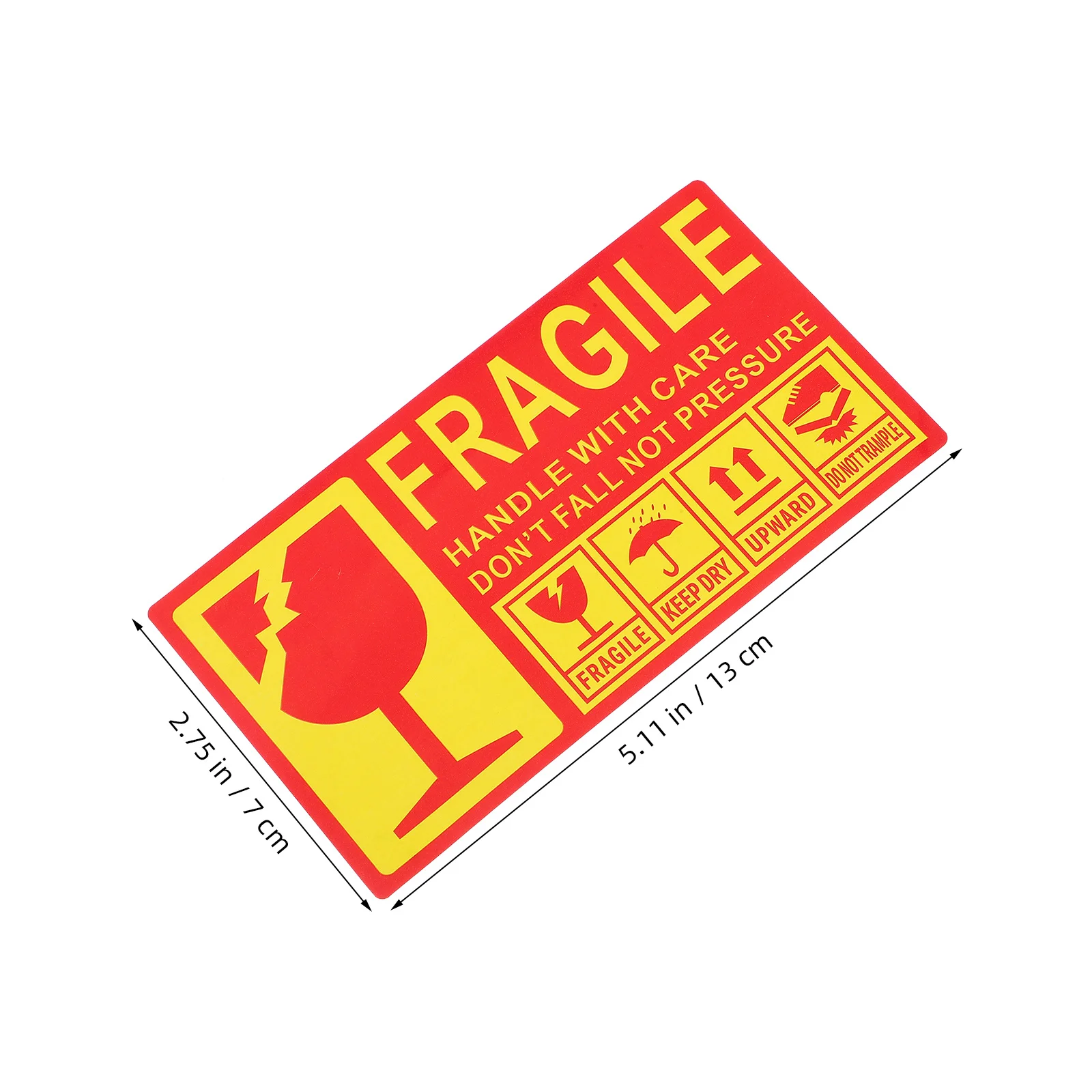 300pcs Fragile Labels Stickers For Shipping Package Warning Adhesive Moving Packing Tape Box Carton Glass Ceramic