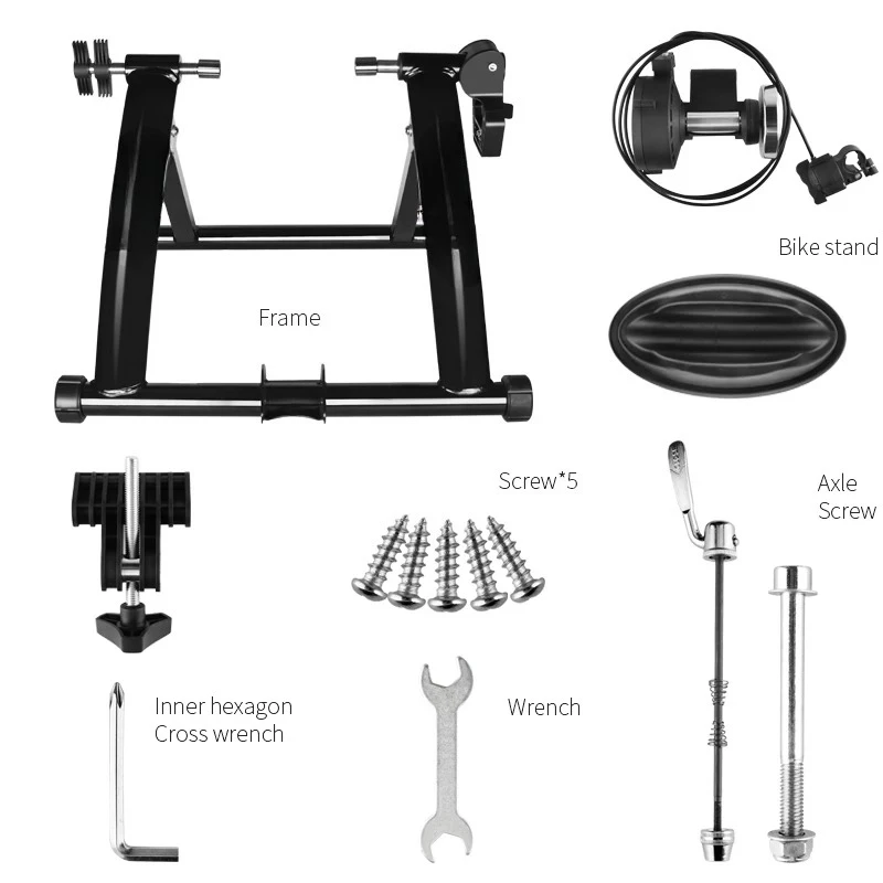 Bike Roller Turbo Trainer Indoor Fitness Stand for Road & MTB Bicycle