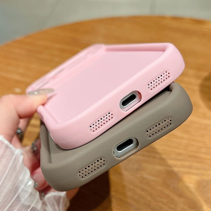 Bonbonfarbene Weiche Hülle für iPhone 18 Pro Max 17e 18 17 16 15 14 13 12 Pro Max 17 Pro 16e Stoßfeste Silikon-Handyhülle Fundas – Detail 7