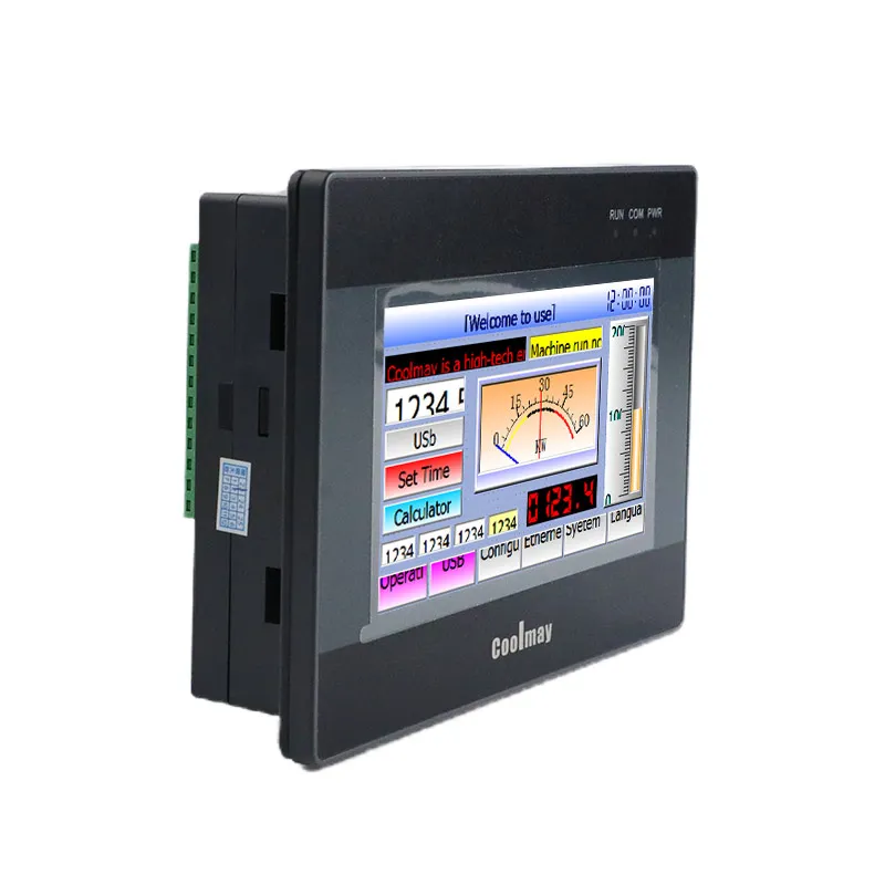 Coolmay brand 4.3 Inch TK8043H HMI Touch Screen Panel Industry support Modbus RTU/TCP