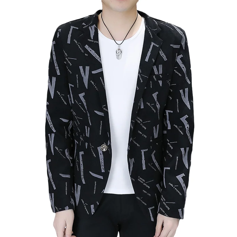 السترة الجديدة للرجال أزياء الأعمال شهم ضئيلة خطابات النمط البريطاني أداء في الهواء الطلق الاتجاه الزفاف مأدبة عارضة السترة #2