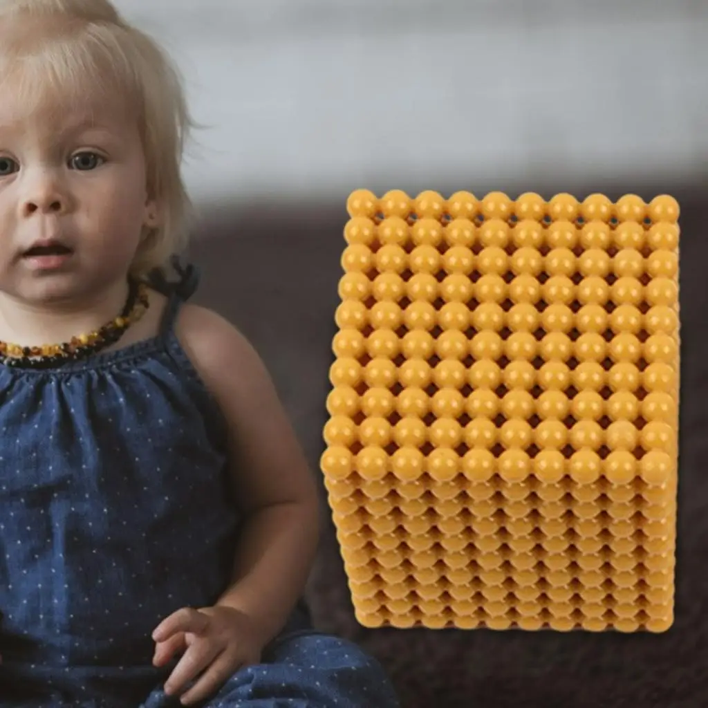 몬테소리 수학 비즈 재료 십진법 게임 계산 장난감 숫자 개념 가르치기 아기 교육 장난감