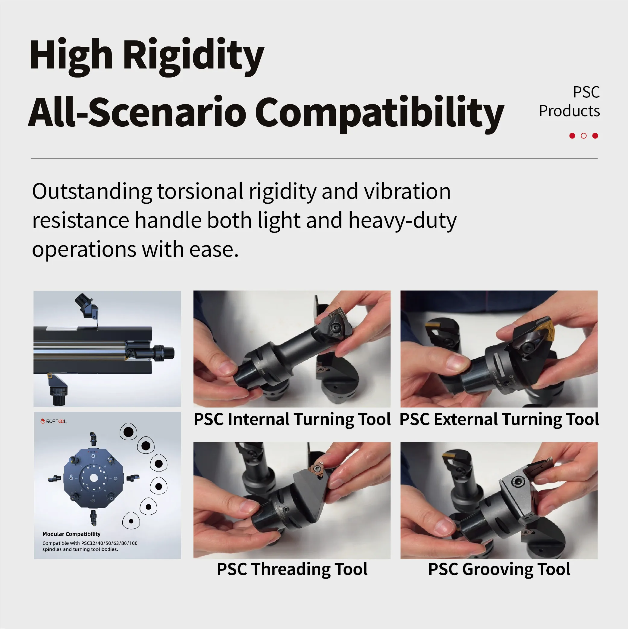 PSC 旋削工具ホルダー CNC マシンセンター用直接取引 C3C4C5C6C8C10 DSSNR DSSNL PSC ターリングホルダー