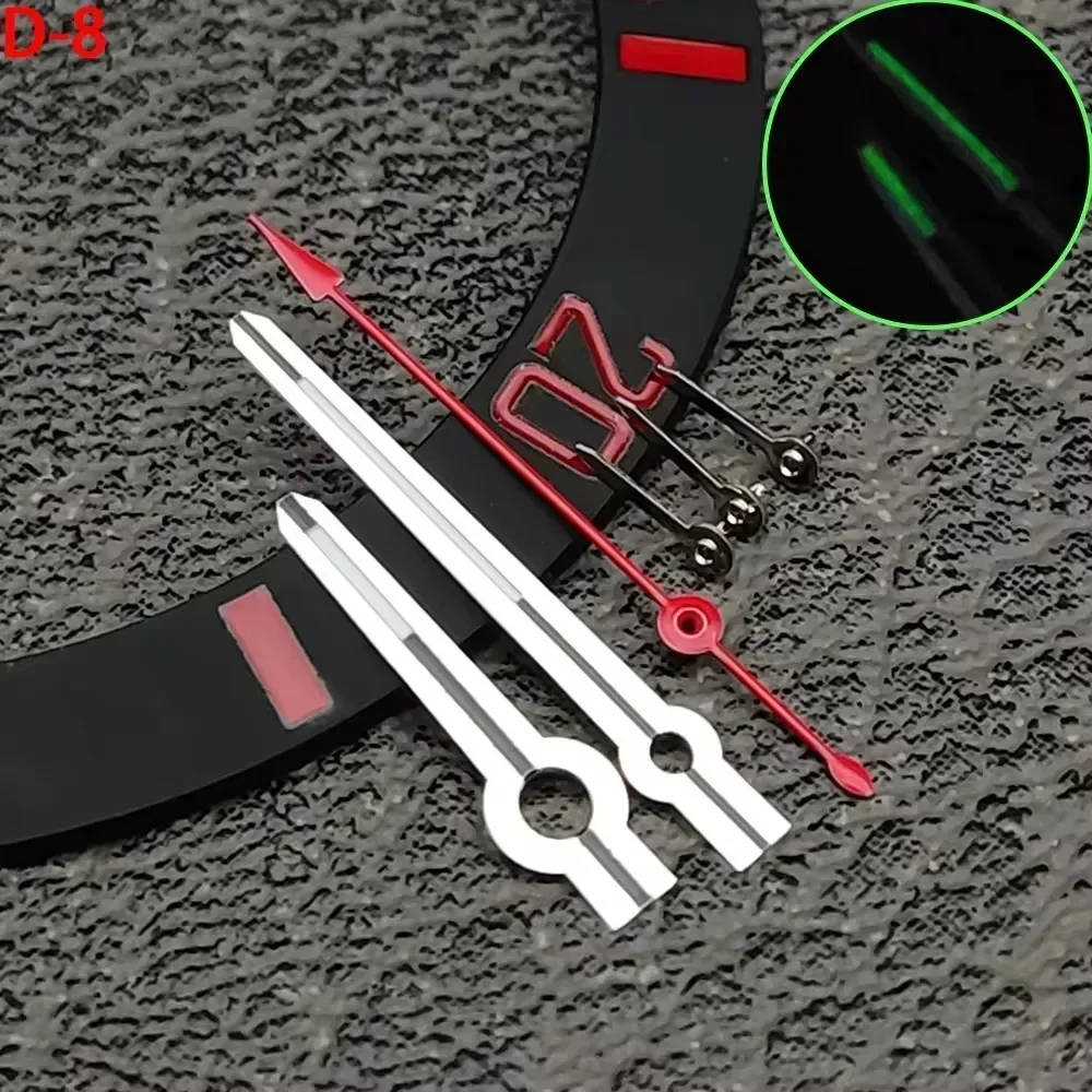 إكسسوارات تعديل عصرية مناسبة لحركة VK63 متعددة الوظائف كرونوغراف ستة دبوس مؤشر Rx GMT ساعة الأيدي