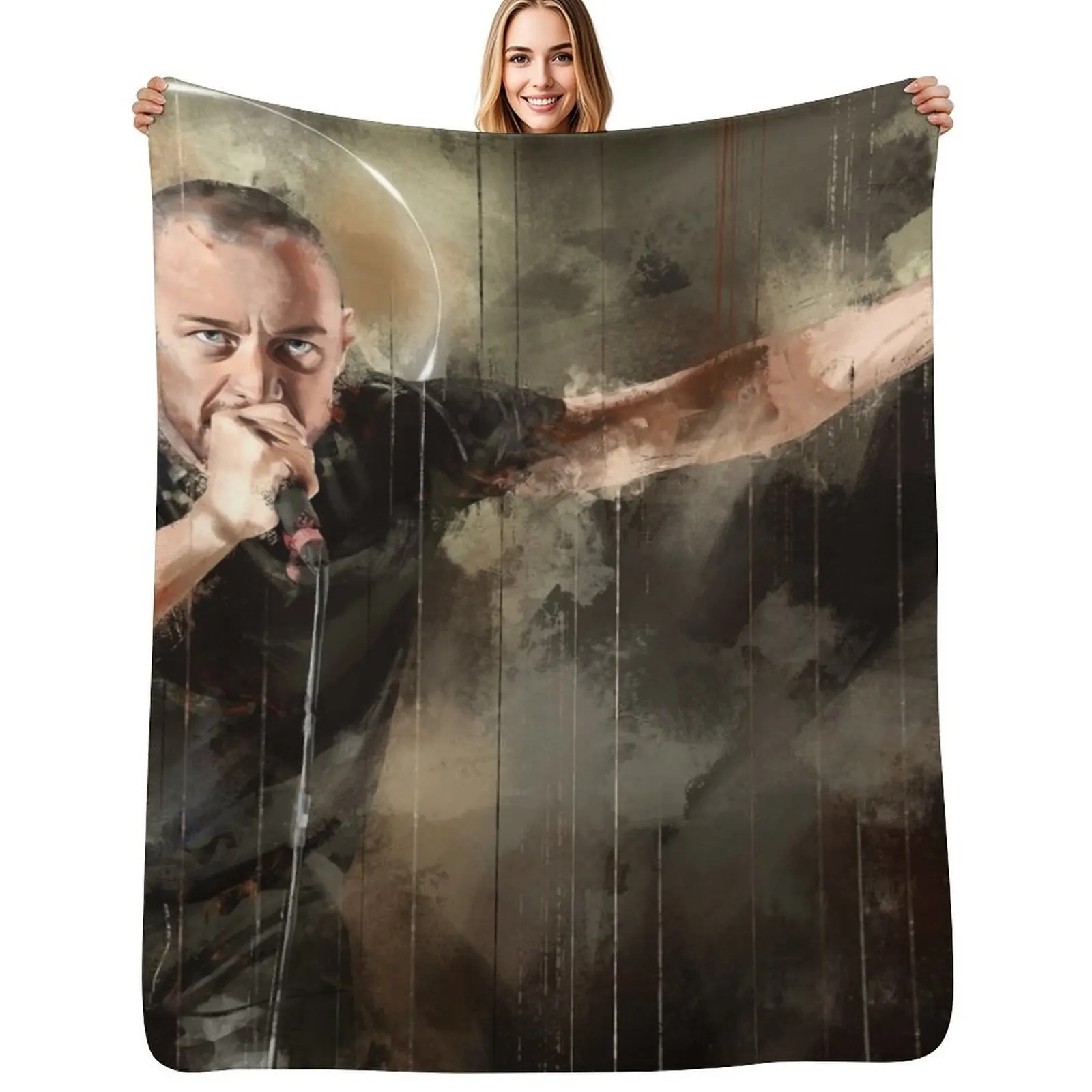 Cyrano Throw Blanket Stain Resistant Cozy Warm Blanket