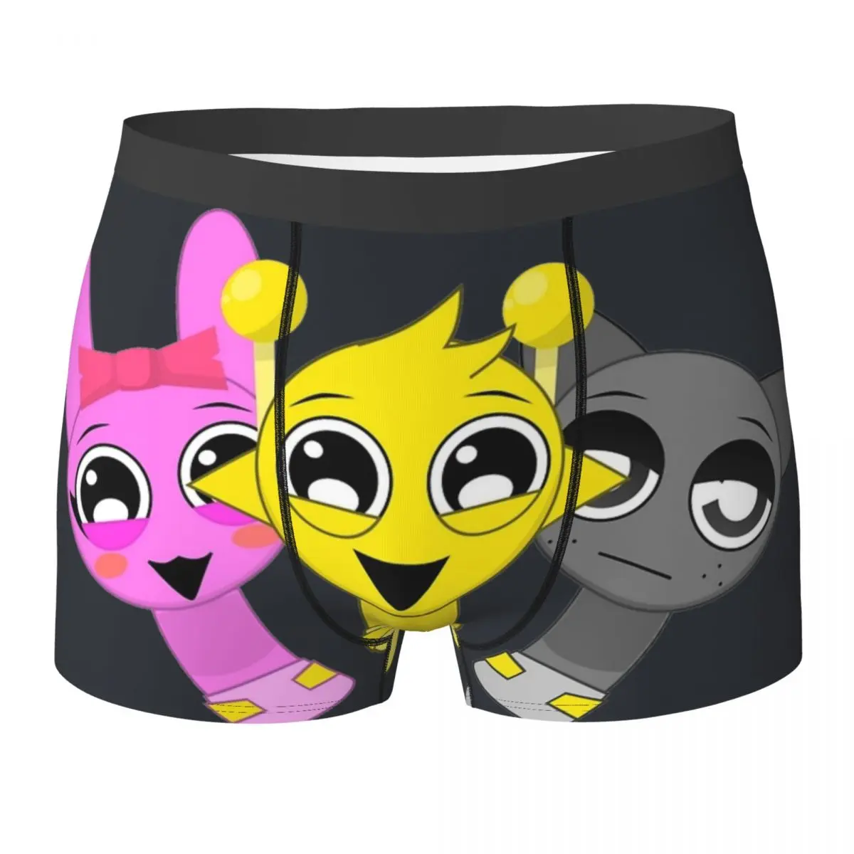 

Нижнее белье Incredibox Sprunki, забавные игровые мужские трусы-боксеры, милые шорты-боксеры, трусики большого размера с горячим принтом