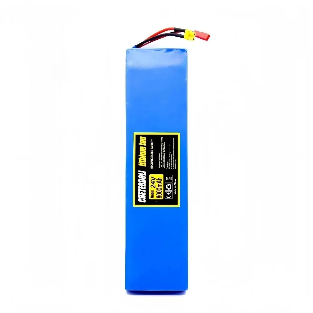 

QualityOriginal 24V 8000mAh 7S2P 18650 Li-ion Battery Pack Replacement For 29.4V Electric Scooter Integrated BMS For Safe