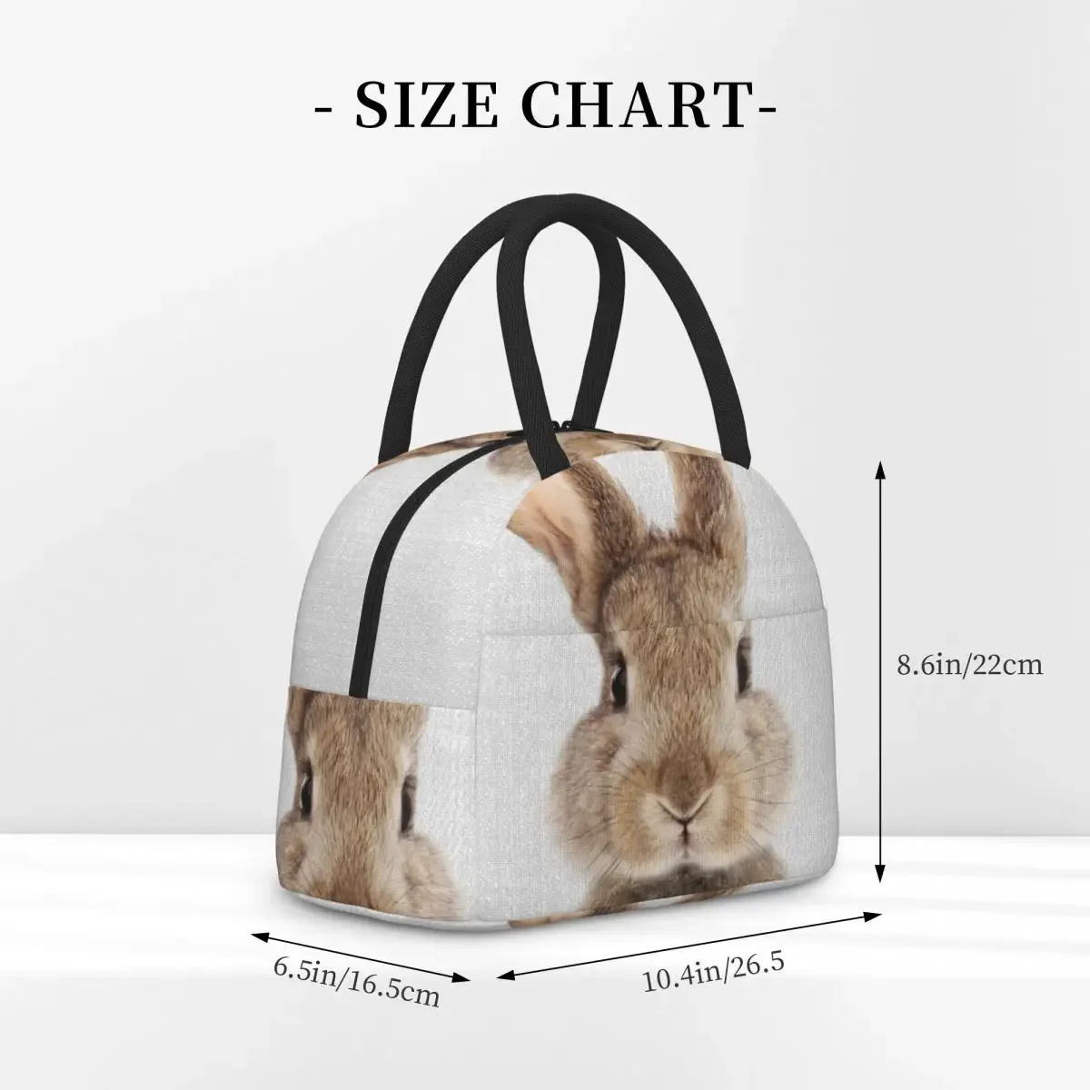 Rabbit - Colorful Insulated Lunch Bag for Women Kids Portable Food Boxes Thermal Lunch Box Tote