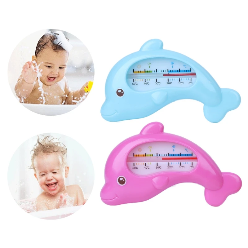 

ZK50 Children's Bath Thermometer Water Thermometer Baby Bath Dolphin Shape Temperature Baby Toddler Shower