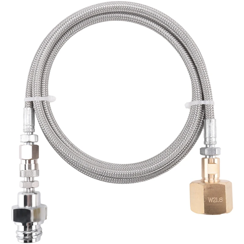 CO2-adapter hogedrukslang voor Blue Home watercarbonators CO2-overdracht 1,5 M overdrachtslang-A13G