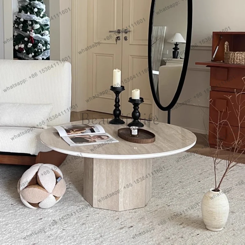 

Designer Minimalist Coffee Table Aesthetic Standing Space Saving Nordic Side Table Decoration
