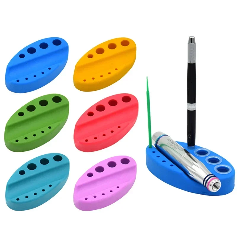 1pcs Oval Silicone Cover Tattoo Ink Cup Pigment Cup Stand Holder of Standing Rack for High Quality Tattoo Machine Accessories