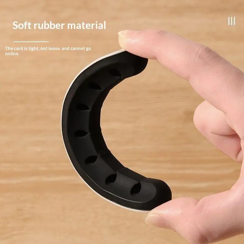 Silicone Cable Cord Wire Organizer Self Adhesive USB Winder Management Clips Storage Container For Mouse Keyboard Headset Car