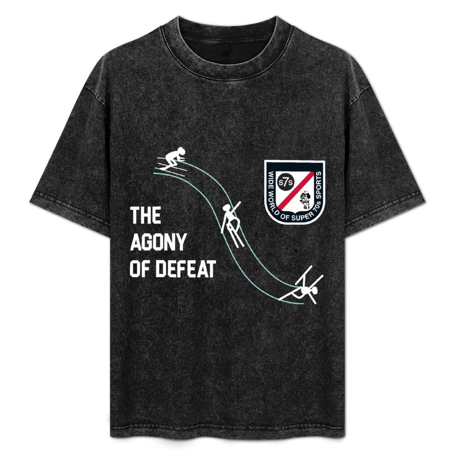 

the agony of defeat shirt T-Shirt Plus Size Gym Sports T-Shirt