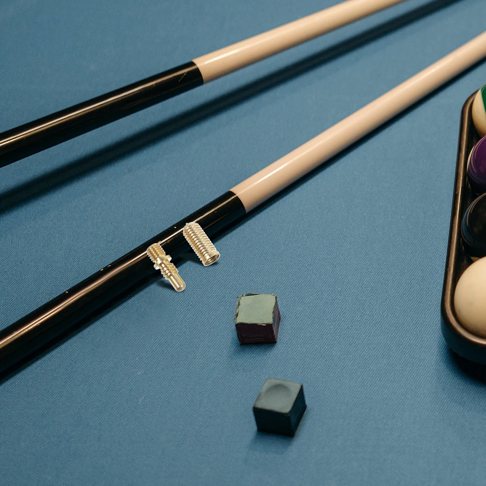 

1Set Pool Cue Joint Parts Copper Screws Heavy Duty Stable Connection Billiard Cue Extension Snooker Repair Accessories