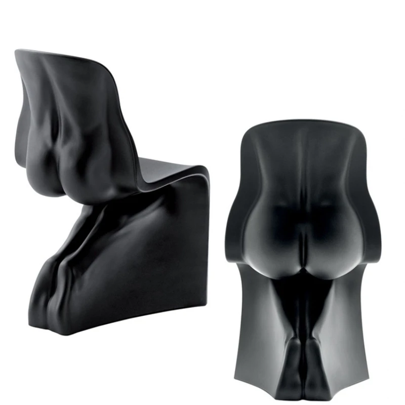 

He chair and her FRP human body shape dining simple