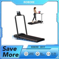 ROBORE SW1F 2.5HP Foldable Walking Pad w/ 9% Incline, 136KG Capacity & 45dB, LED Display, 90*40cm large track, 1-12KM/H