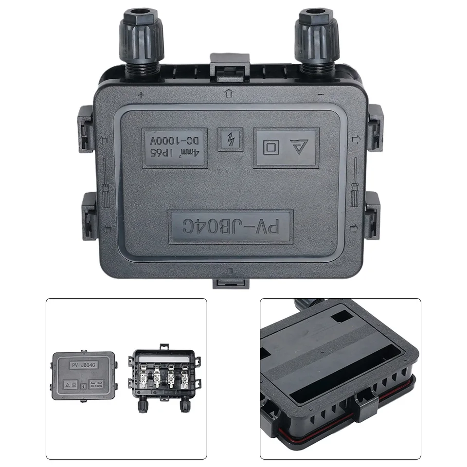 Scatola Di Giunzione Solare 180-300W DC 1000V – IP65, Impermeabile, Per Pannelli Fotovoltaici