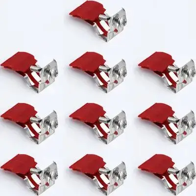 

10pcs Sink Mounting Clamps Wear-Resistant Corrosion-Resistant Strong Clipping Force Adjustable Screw No Punching Sink Fixed