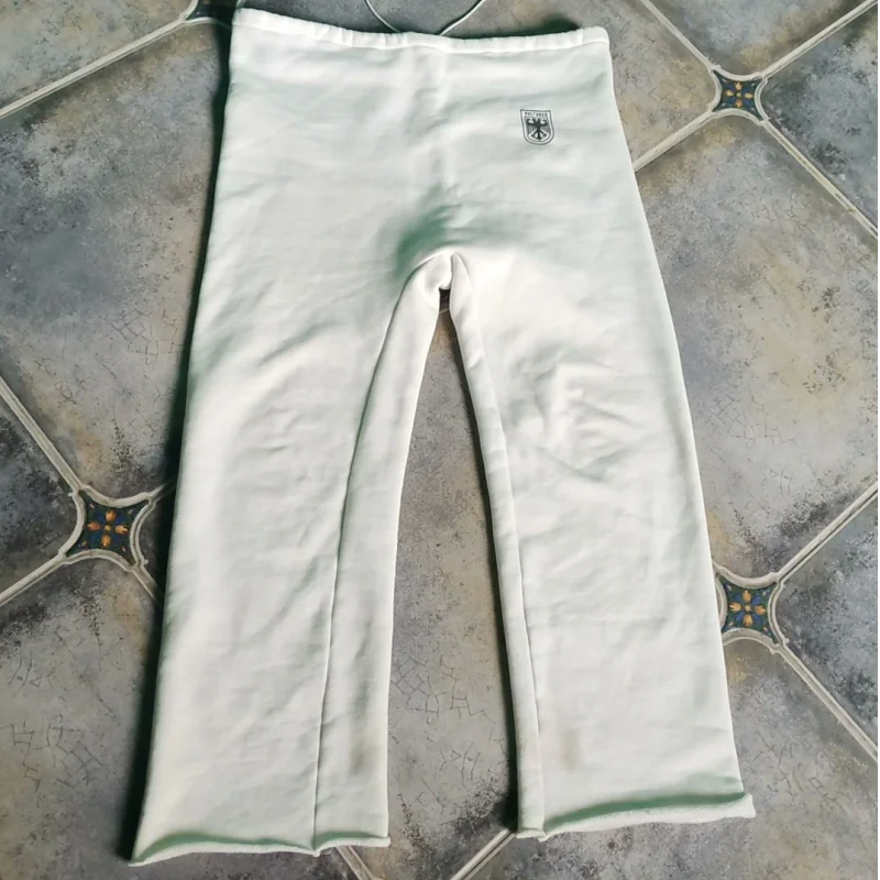 

Street Cotton Kanye Pants Vulture Printed Drawstring Elastic Waist Men's Casual Sweatpant Thin Velvet Women's Trourers