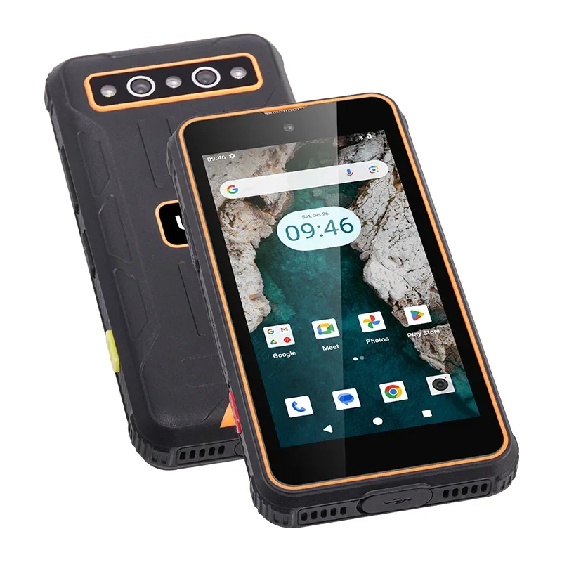 UNIWA R4001 4G Mini Rugged Smartphone Android 14 Octa Core 4GB+64GB 20MP Night Vision 3000mAh PTT SOS 4 Inch Small Cellphone NFC