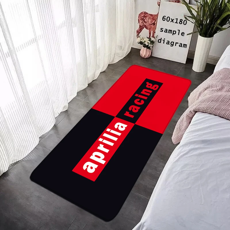 

Welcome Floor Mat Non-slip Foot Rug Italy Aprilias Racing Motorcycles Hallway Carpet Water Absorbed Rugs Bedside Mats Home Decor