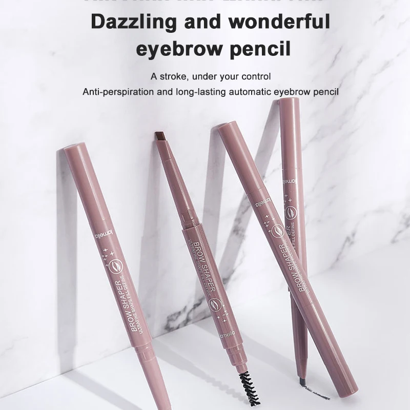 Lameila Double-headed Eyebrow Pencil Natural Long-lasting Waterproof And Sweat-proof Non-marking Eyebrow Pencil Eyebrow PenTSLM1