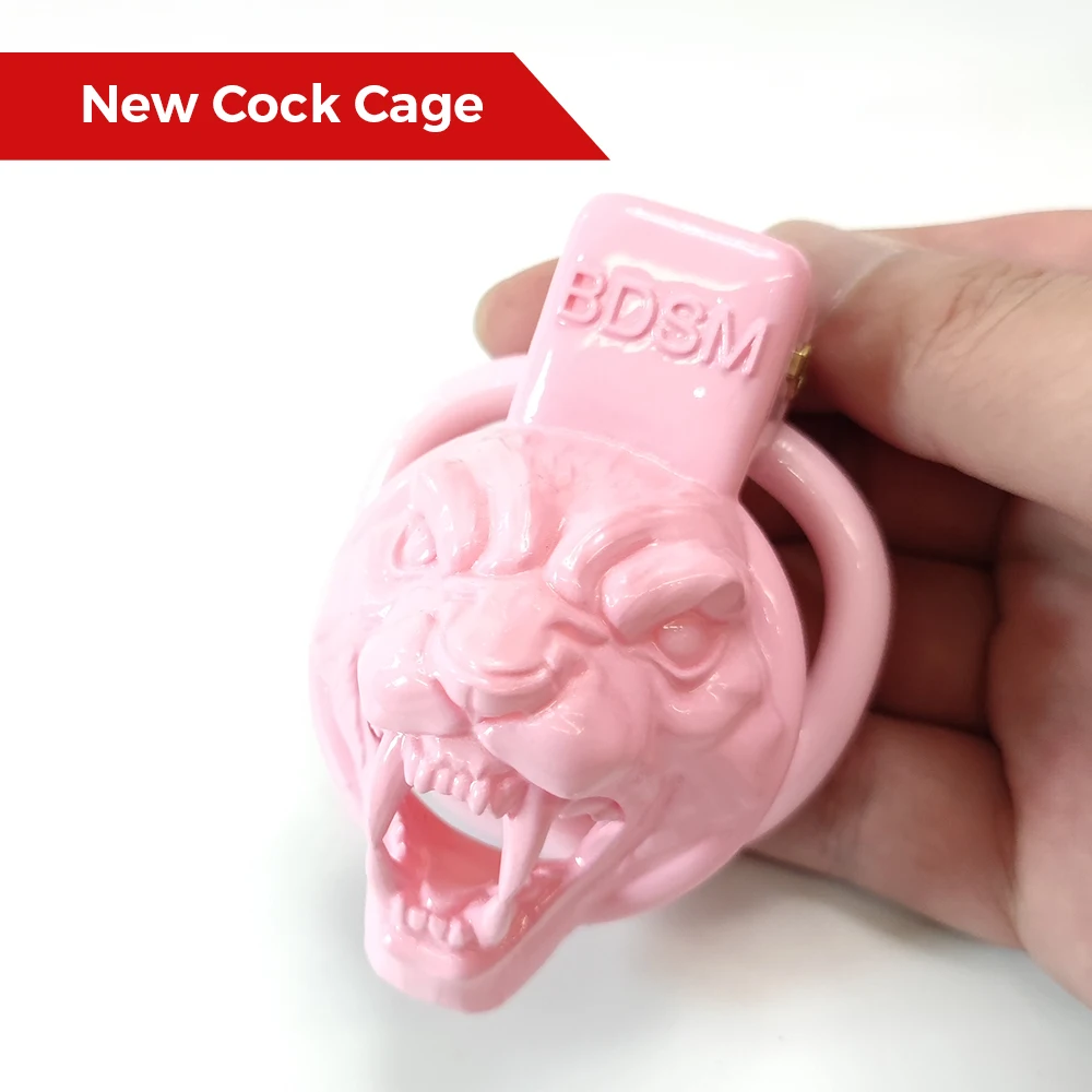 

Femboy Cheetah Small Cock Cage TS CD Male Slave Sissy Chastity Devices Cage Penis Ring Lock Sexy Gay Ladyboy BDSM Man Sex Toys