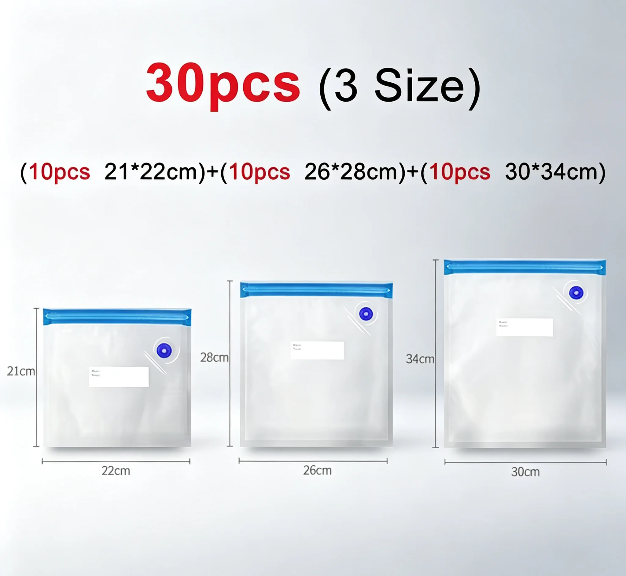 Food Storage Vacuum Bags - Sacs de conservation alimentaire sous vide