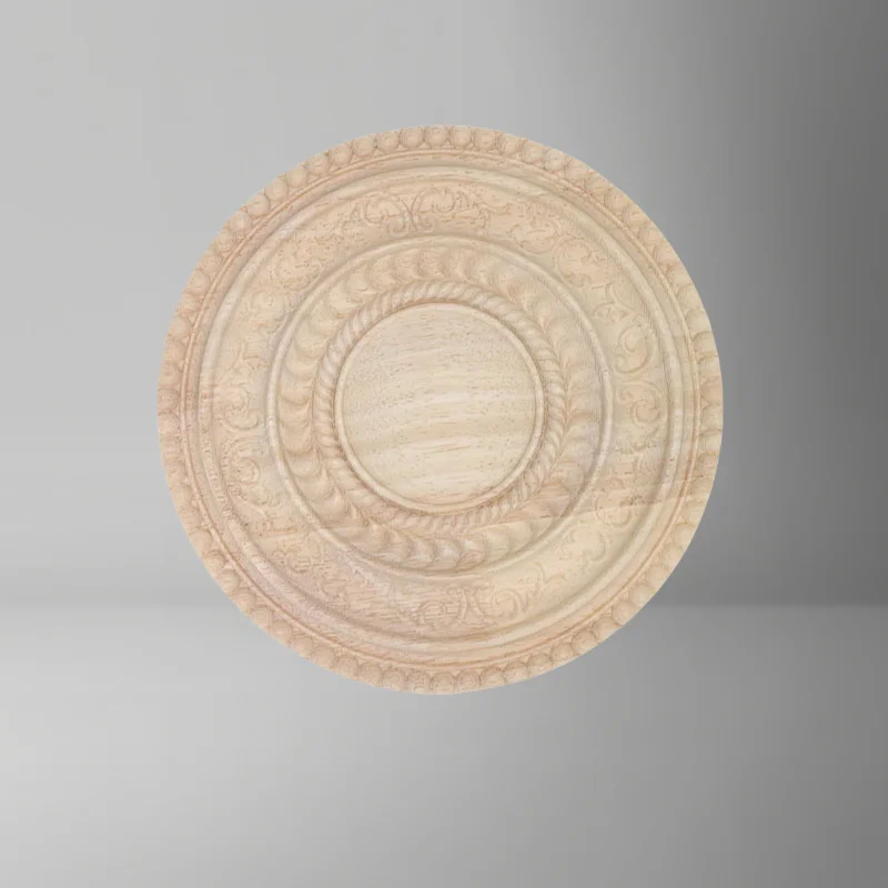 

Круглый декор из цельного дерева в винтажном стиле — экологически чистый, прочный и простой в установке для шкафов, стен, мебели и проектов «сделай сам»