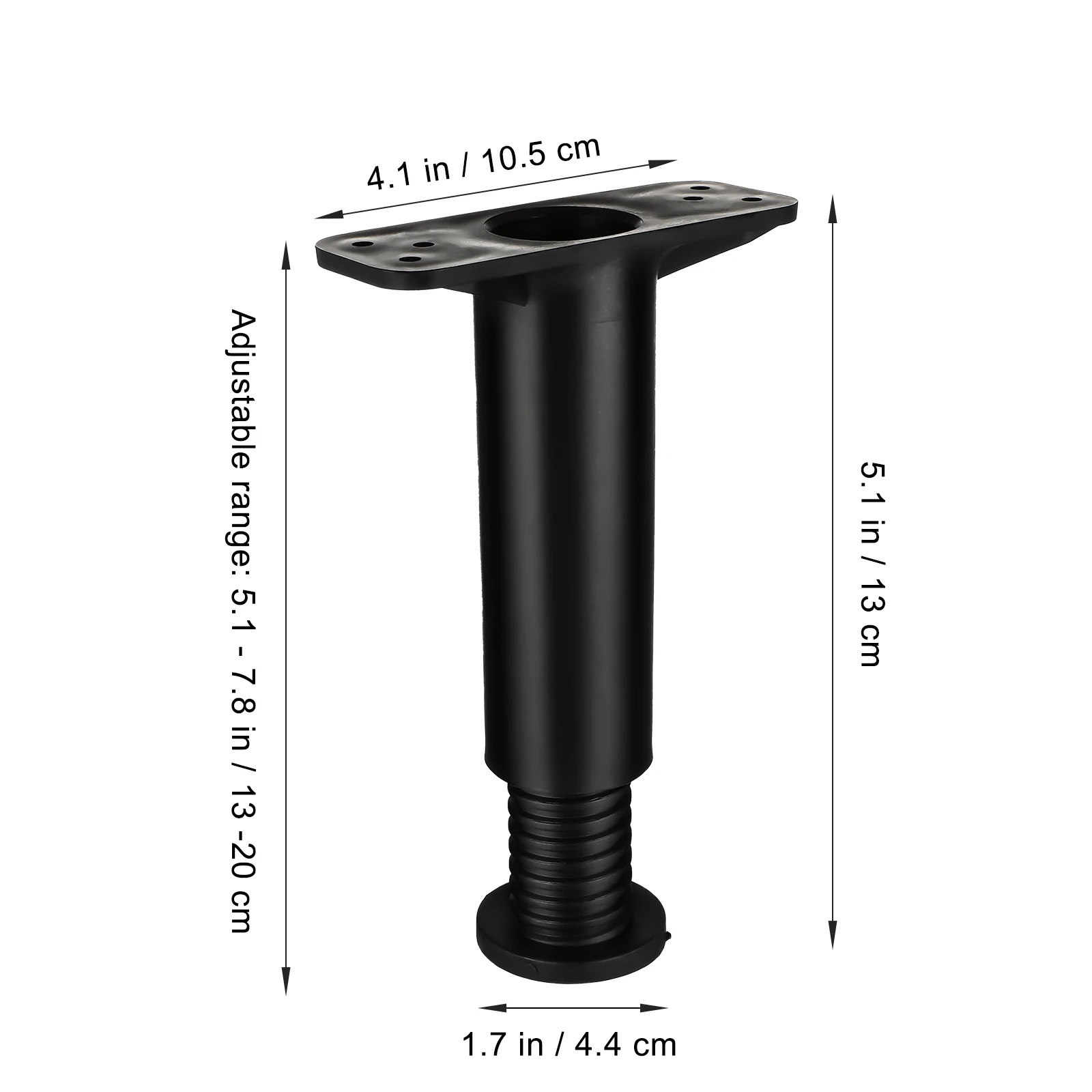 

2pcs Bed Center Adjustable 13cm-22cm Adjustable Furniture Legs Furniture Replacement Strong Twin Bed Risers Frames Stabilizer